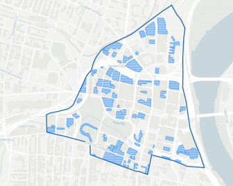 Downtown Hartford map parking